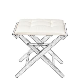 Cushion Set for Teak Directors Stool - Cream