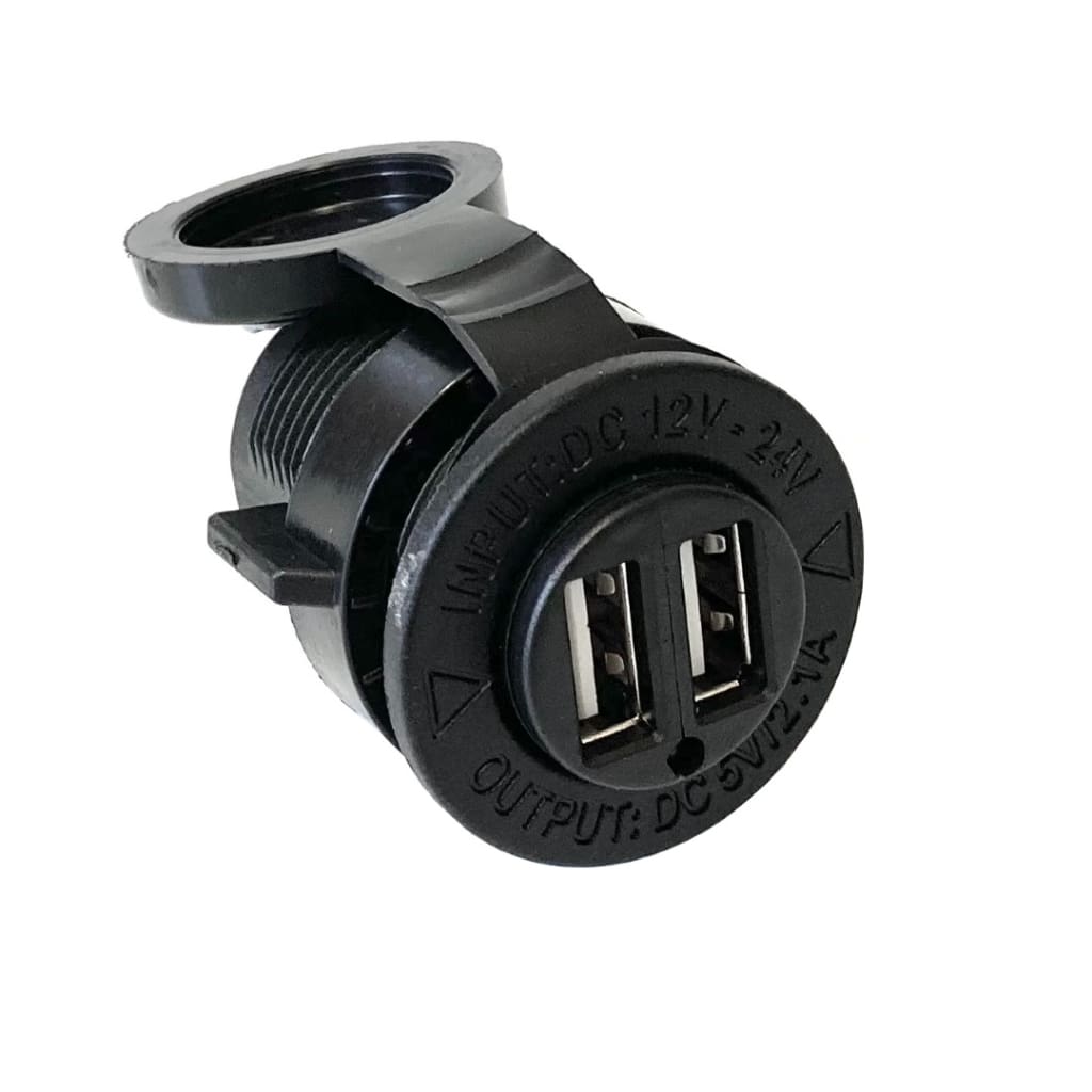 Dual USB Charger Socket 12v-24v