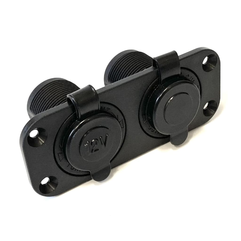 Dual Socket Charger - 1 Power & 1 USB 12v