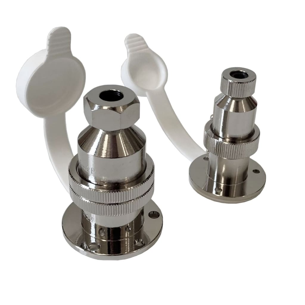 Chrome Brass Deck Connectors 3/5amp