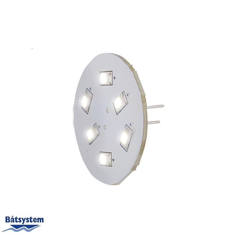 Batsystem LED G4 Fitting 8-30v 1.3w 6 Diodes (Back Pin)