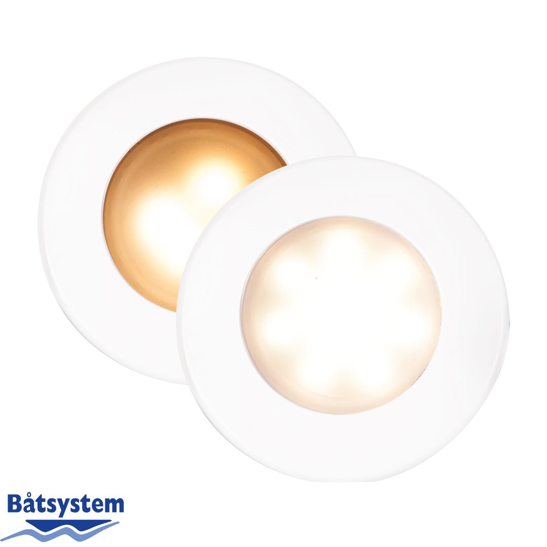 Corona LED Ceiling Light Warm White/White - Image 2