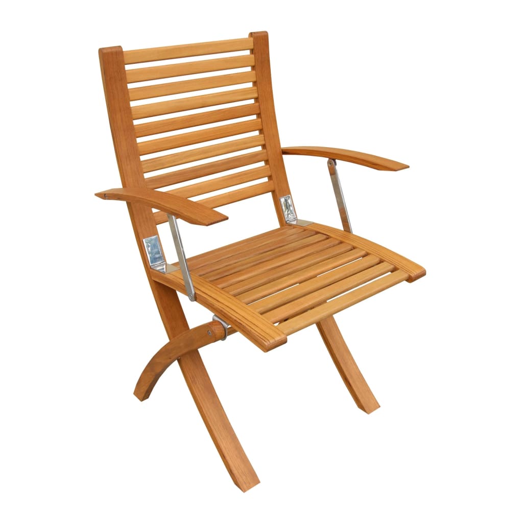 Marstrand Folding Arm Chair with Teak Slats