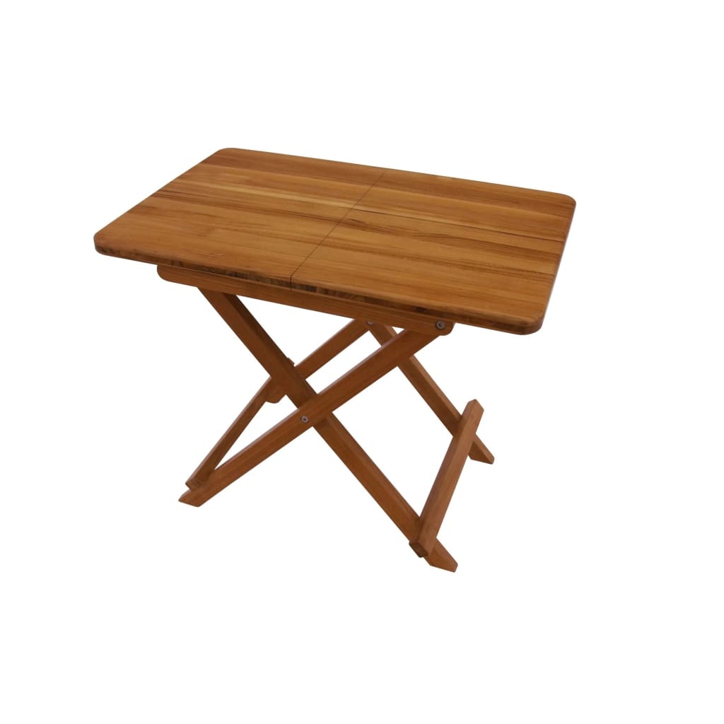 Teak Folding Side Table