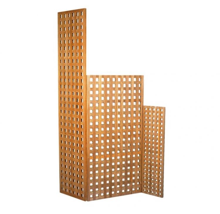 Teak Grating Screen