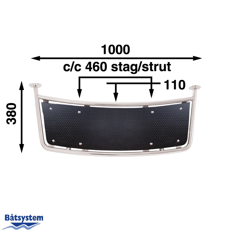 Sailing Boat Stern Platform 1000x380mm - Image 3