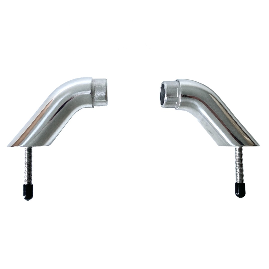 32mm Diameter Carbon Grab Handles - Stud Mount (Curved Fittings) - Image 2
