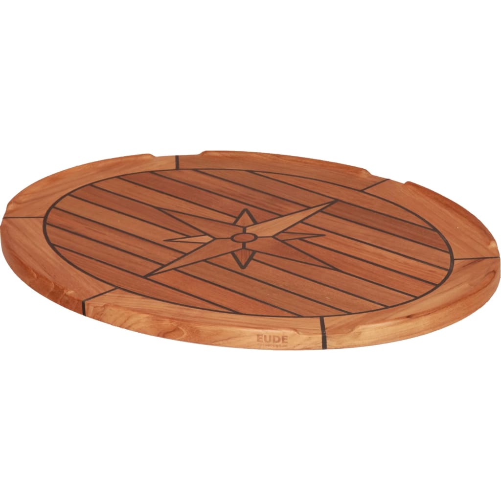 Ellipse Shaped Teak Tabletop