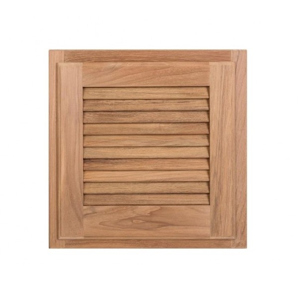 Teak Louvered Door with Frame