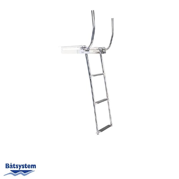 Under Platform 3/4 Step Telescopic Ladder with Handles