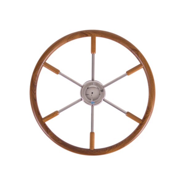 Stazo Solid Teak Steering Wheel - Type 20