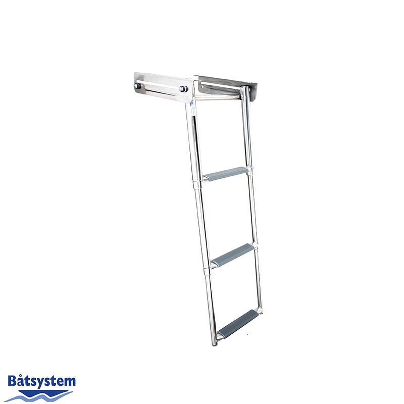 Under Platform 3 Step Telescopic Ladder with Lock