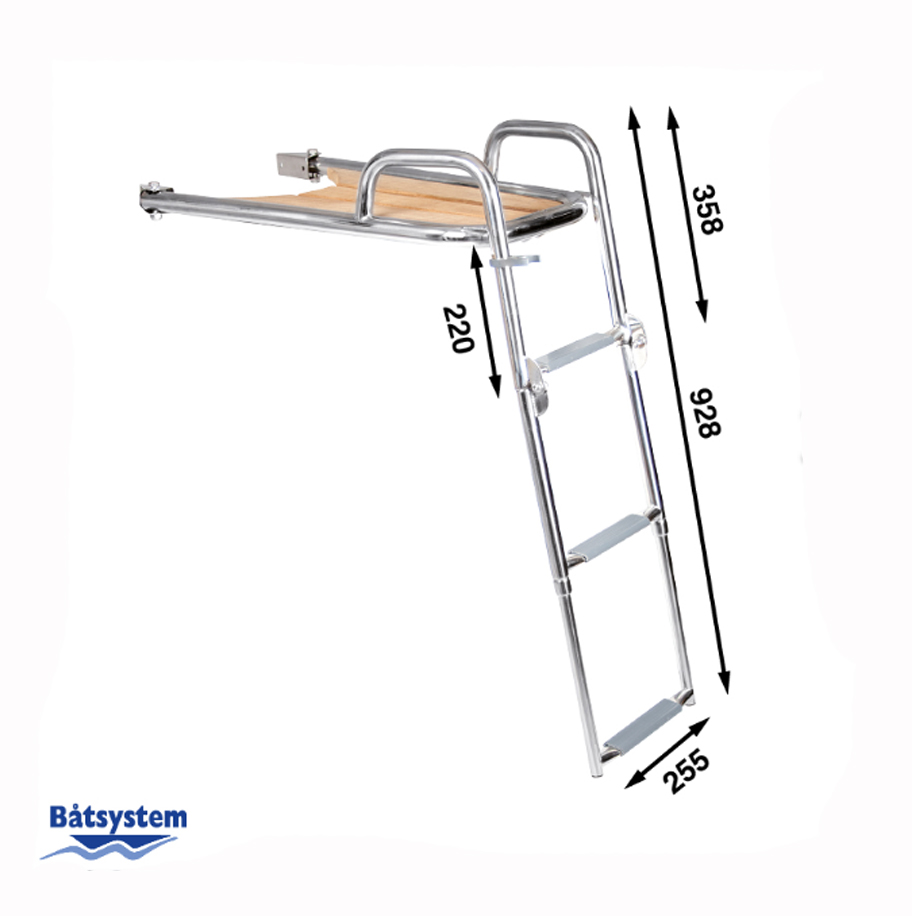Bowsprit with 3 Step Ladder for Boats 18-28ft - Image 2