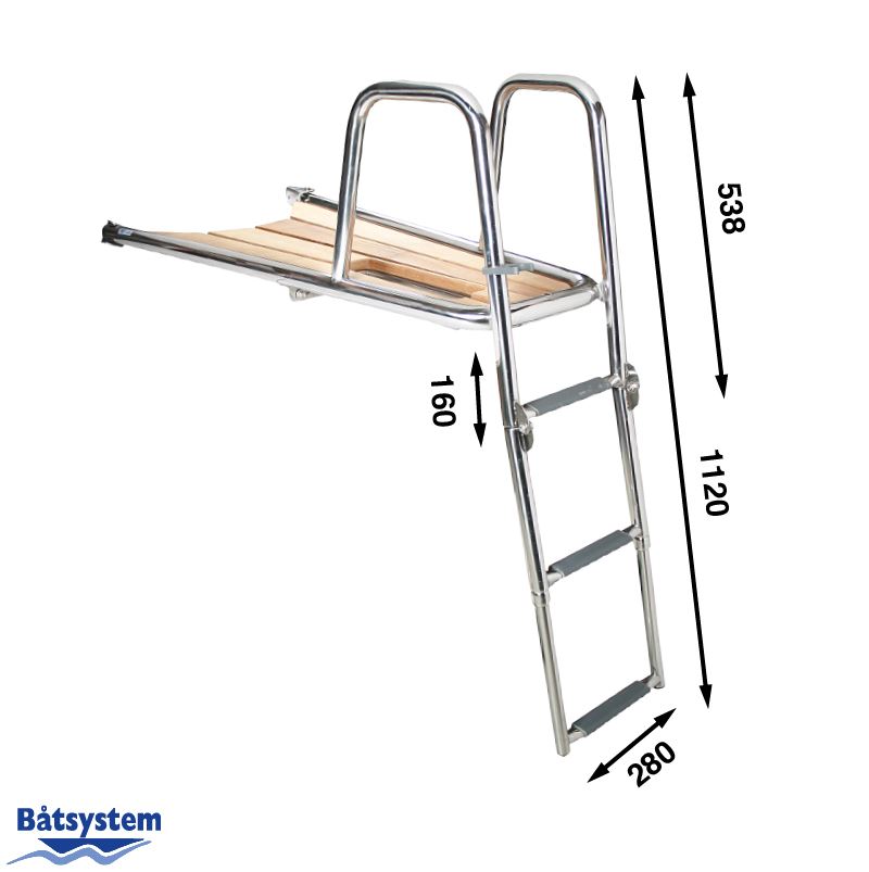 Bowsprit with 3 Step Ladder for Boats 32-42ft - Image 2