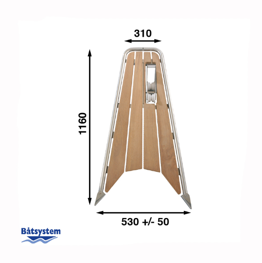 Bowsprit with Anchor Holder for Sailing Yachts 26-33ft - Image 2