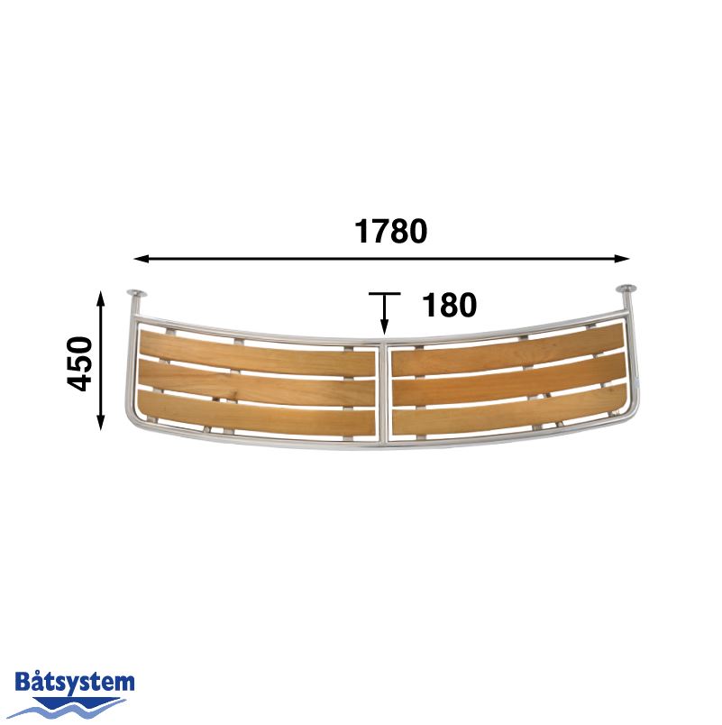Powerboat Stern Platform 1780x450mm - Image 2
