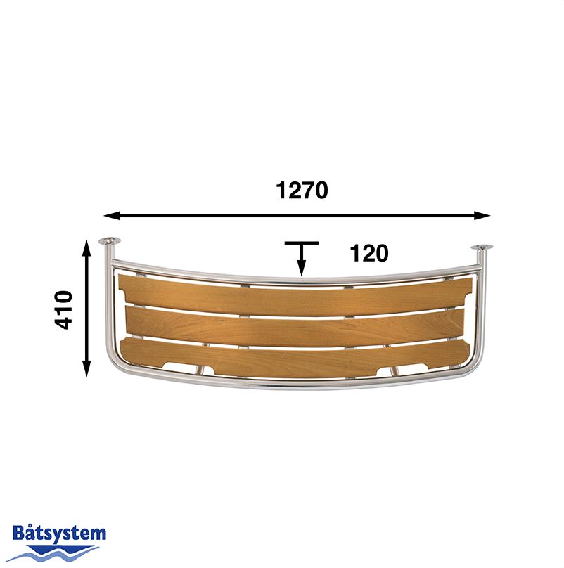 Sailing Boat Stern Platform 1270x410mm - Image 2