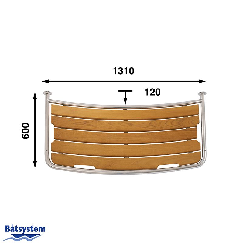 Sailing Boat Stern Platform 1310x600mm - Image 2