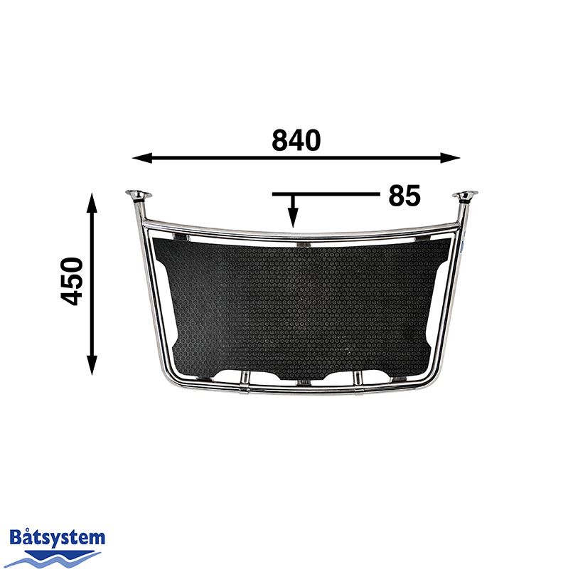 Sailing Boat Stern Platform 840x450mm - Image 4