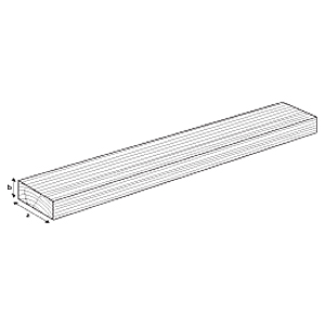 Teak Plank 2 Metres